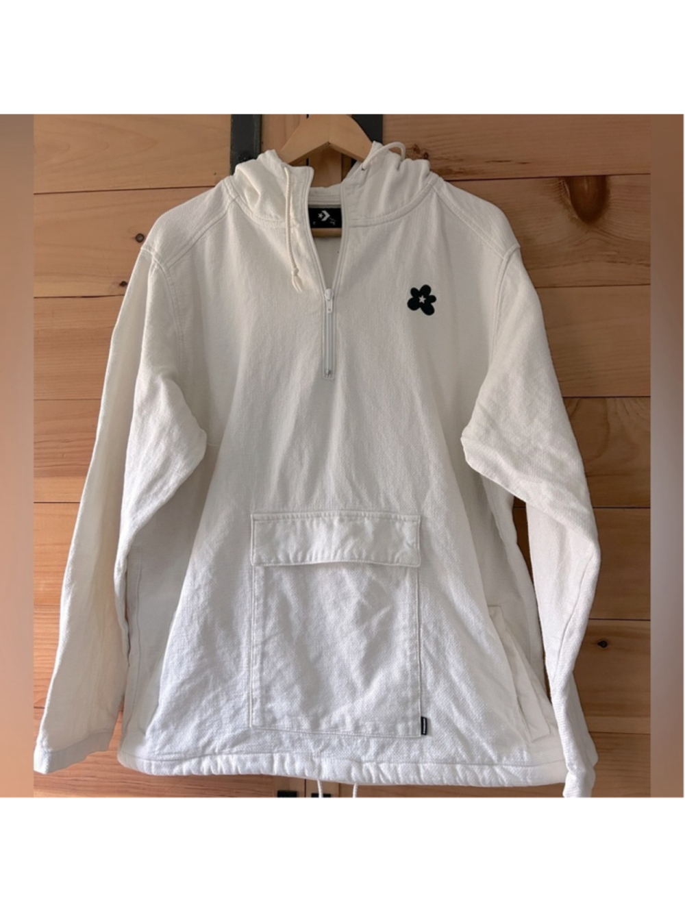RARE CONVERSE GOLF LE FLEUR ANORAK HOODIE SIZE XL